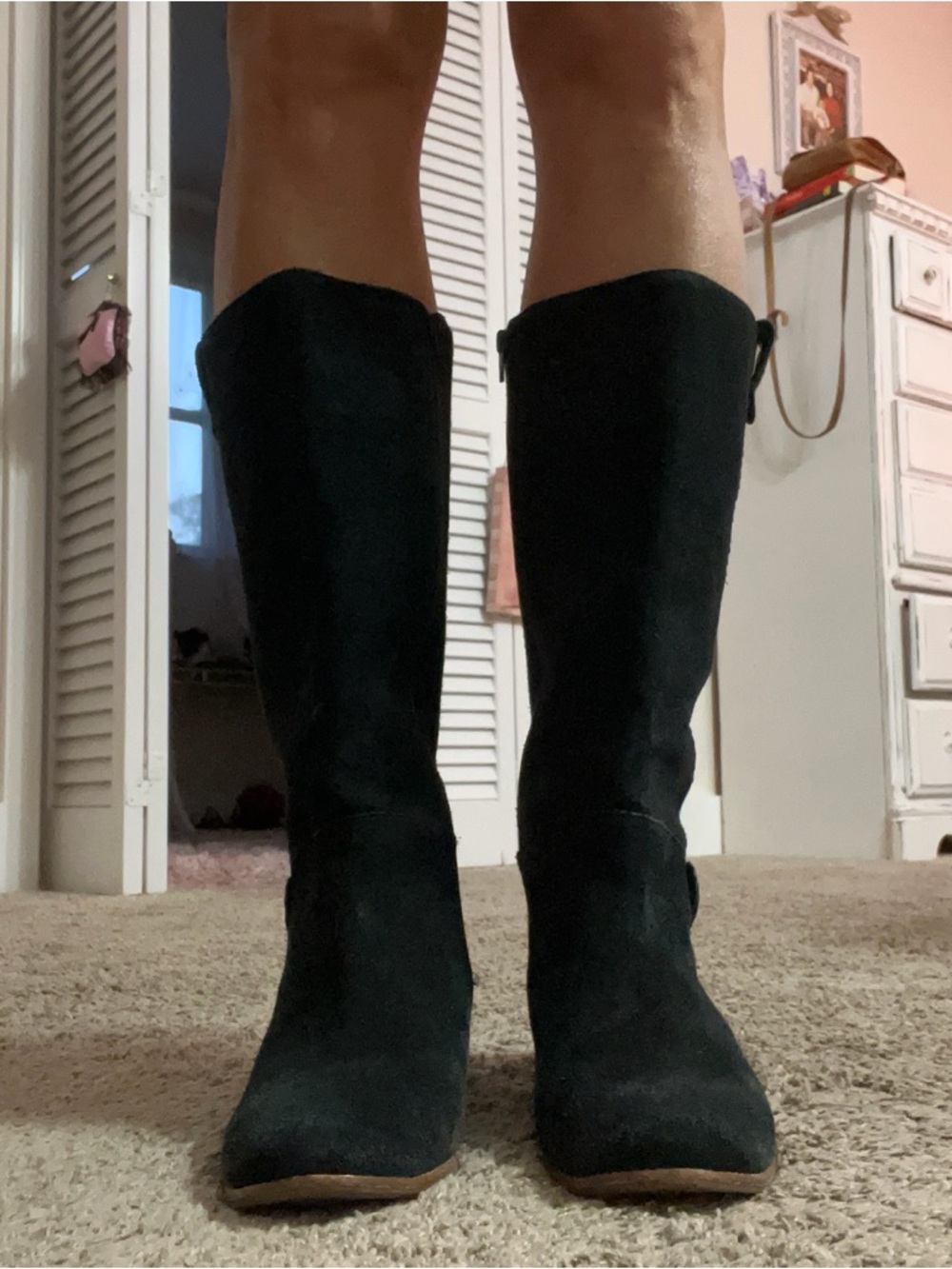 Classic Black Knee-High Women's Boots